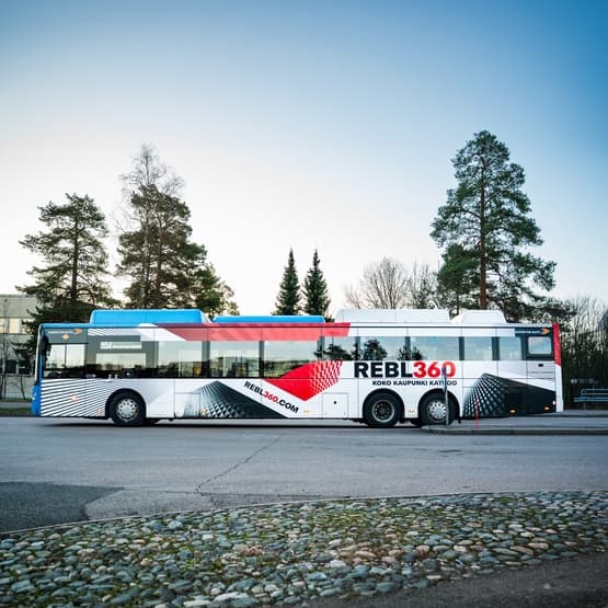 HSL bussi - Kokoteippaukset