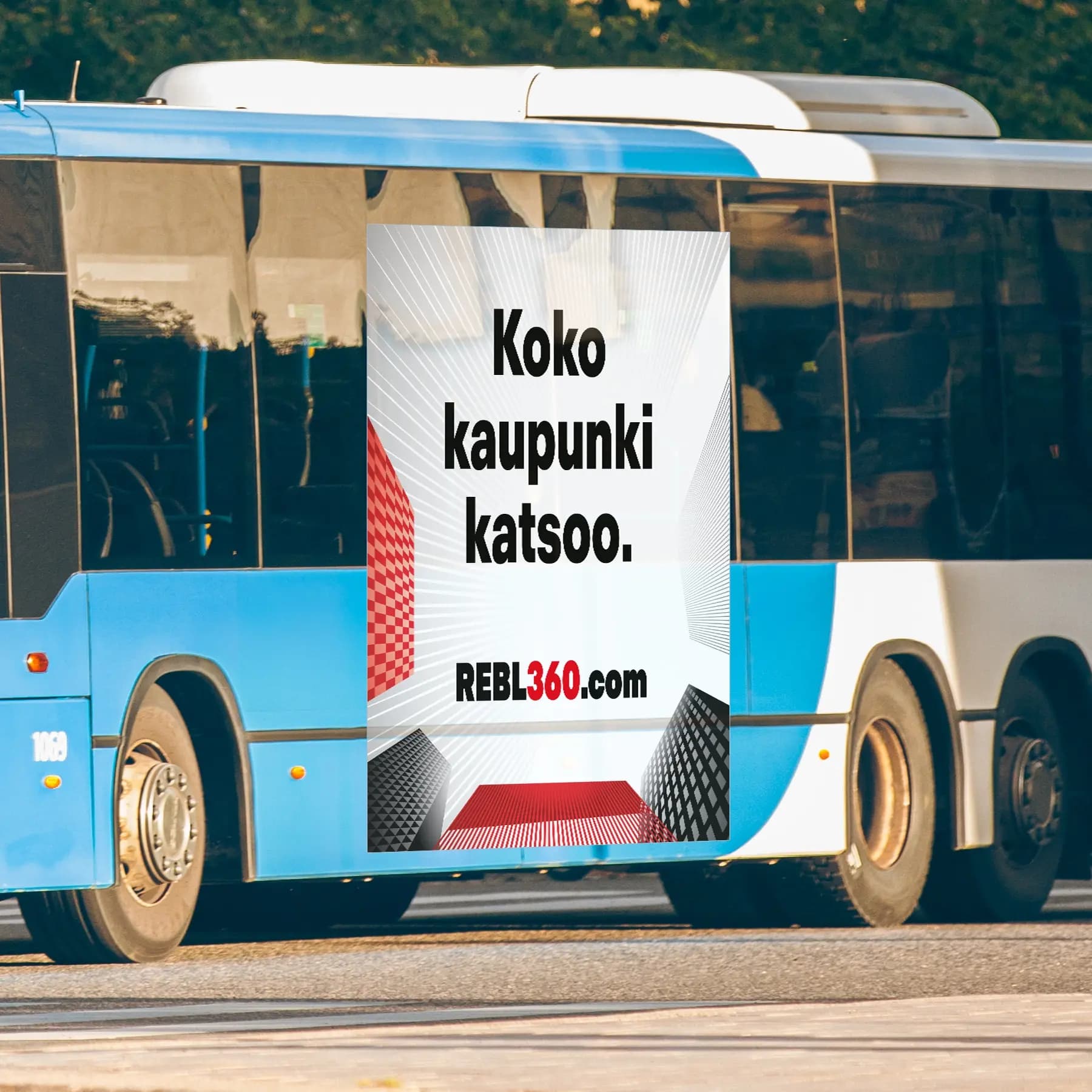 HSL bussi - Paraatimainokset